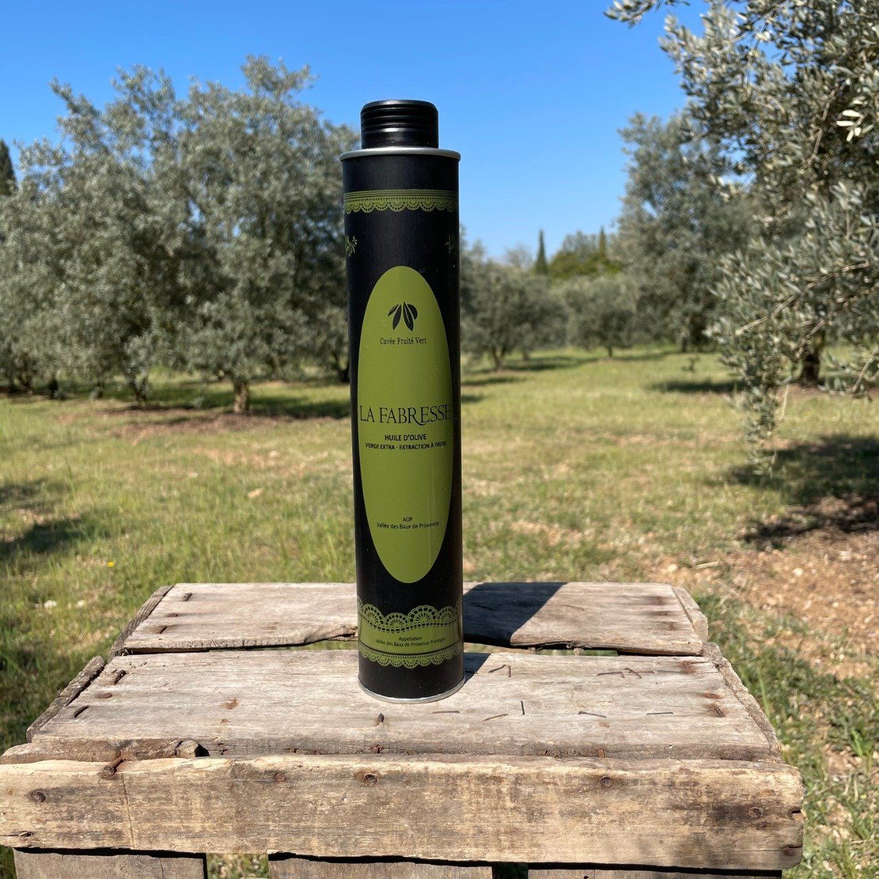 Huile d'Olive AOP Vallée des Baux de Provence Cuvée Verte 50 cl